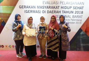 Dinkes provinsi kembali menorehkan prestasi terbaiknya dalam pelaksanaan Gerakan Masyarakat (Germas) 