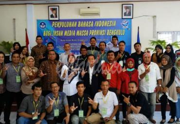 Puluhan jurnalis Bengkulu ikuti penyulugan Bahasa