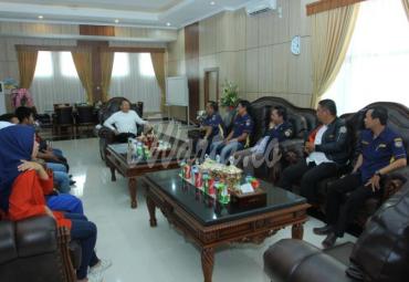 Gubernur Bengkulu terima audiensi AMPI di ruang kerjanya, Kantor Gubernur Rabu (23/10).