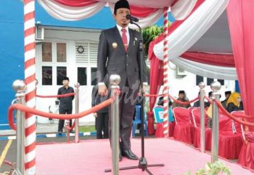 Inspektur Upacara, Wakil Walikota Bengkulu, Dedy Wahyudi
