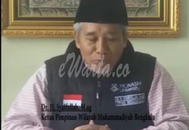 Dr.H syaifullah M.Ag, Ketua Pimpinan Wilayah Muhammadiyah Bengkulu