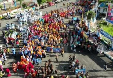 Foto dokumen festival pawai Batik Besurek