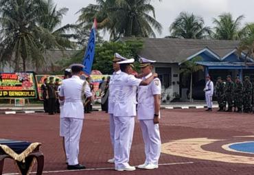 Upacara Sertijab Danlanal Bengkulu