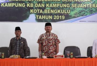 Sekretaris Daerah (Sesda) Kota Bengkulu Marjon membuka acara Pembinaan Keluarga Berencana, Kampung KB dan Kampung Sejahtera Kota Bengkulu Tahun 2019