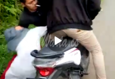 Screenshot diduga pembegalan, Minggu (29/12).