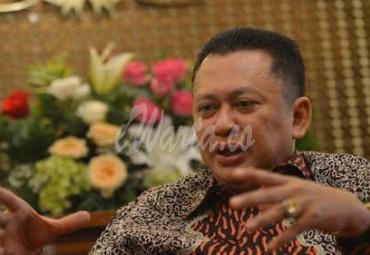 Bambang Soesatyo, Ketua MPR RI. Kamis (02/1/2020).)