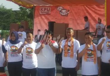 KPU Kabupaten Mukomuko, launching Maskot SiLoko.
