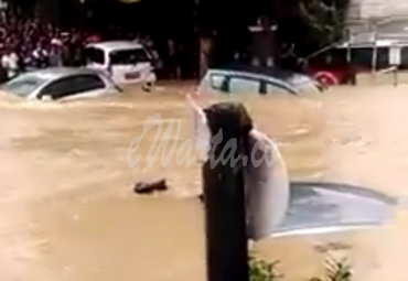 Banjir di Jakarta, (01/1/2020).