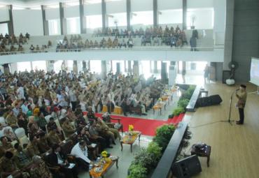 Rapat Kerja Percepatan Penyaluran dan Pengelolaan Dana Desa Tahun 2020, Selasa (25/2) di Balai Buntar Bengkulu