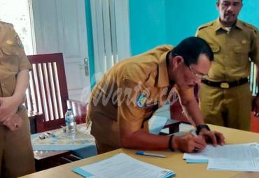 Sertijab Kepala Dinas Kominfo Mukomuko.