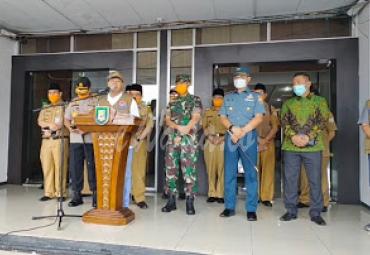 Converensi pers di Media Center provinsi Bengkulu.