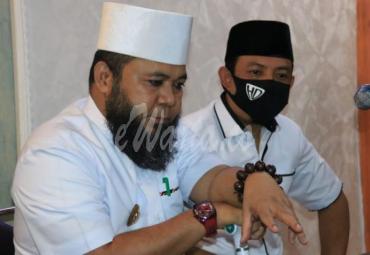 Walikota Bengkulu Helmi Hasan didamping Wakil Walikota Bengkulu Dedy Wahyudi.
