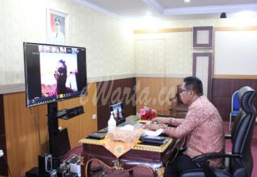 Dalam VC tersebut Wagub Dedy Ermansyah menjelaskan, Provinsi Bengkulu telah menyiapkan anggaran sebesar Rp 30,8 Miliar untuk penanganan Covid-19.