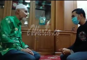 Penyerahan di terima langsung oleh Ketua Baznas kota Bengkulu Habib Alkaaf.