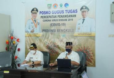 Pers Release update kasus covid-19 di Bengkulu.