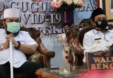 Walikota Bengkulu Helmi Hasan didampingi Wawali Dedy Wahyudi.