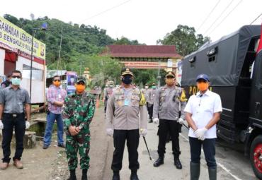 Posko perbatasan antar Provinsi Bengkulu dengan Provinsi Sumatera Selatan ( Sumsel ) serta Perbatasan Provinsi Bengkulu dengan Provinsi Lampung