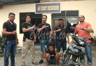 Tak berkutik, pelaku jambret berhasil diringkus unit Reskrim Polsek Bone - Bone, Luwu Utara Sulawesi Selatan.