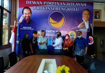 Proses pendaftaran di Partai Nasdem