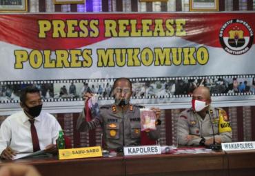 Press Conference Polres Mukomuko