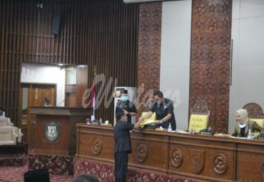 Rapat Paripurna DPRD Provinsi Bengkulu yang ke -10 Masa Persidangan ke-2 Tahun Sidang 2020
