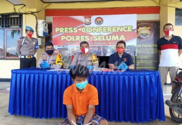 Press Conference Polres Seluma