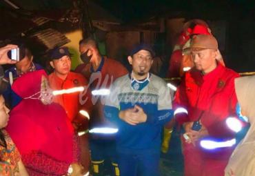 Wawali Tinjau lokasi kebakaran