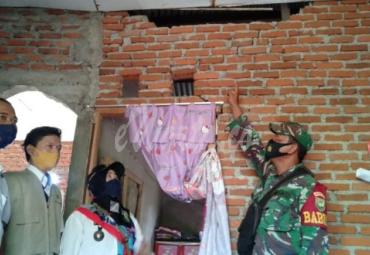Delapan Rumah Warga di Kota Bengkulu Retak