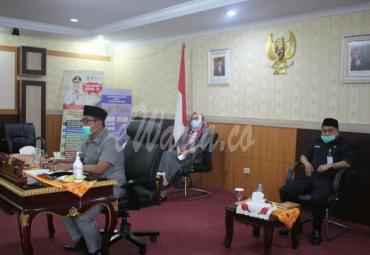 Virtual pada agenda Raperda paripurna DPRD Provinsi Bengkulu ke-4 masa persidangan ke-2 tahun sidang 2020 di ruang VIP pola provinsi Bengkulu, Senin (8/06).