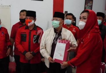 Rohidin Mersyah menerima B1KWK secara virtual dari PDI Perjuangan