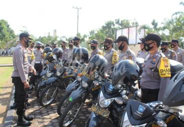 apel kesiapan personel dan kendaraan bermotor