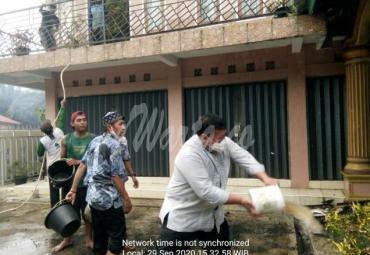 Bupati Mukomuko saat  Choirul huda langsung meluncur ke tempat kejadian perkara