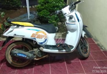 Motor yang diamankan polisi