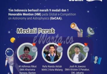 Siswa MAN 2 Malang Raih Medali Perak Kompetisi Astronomi Internasional