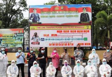 Ratusan Personel Polres Bengkulu Jalani Rapid Test