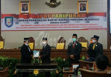 Paripurna DPRD Provinsi Bengkulu Beragendakan Penyerahan LHP BPK