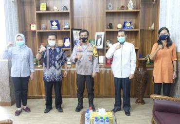 Kunjungan ketua PWI ke Polda Bengkulu