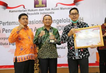 Kemenkumham Nobatkan Bengkulu jadi Anggota JDIH Terbaik I Nasional 2020