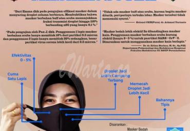 Masker Scuba dan Buff Tidak Disarankan