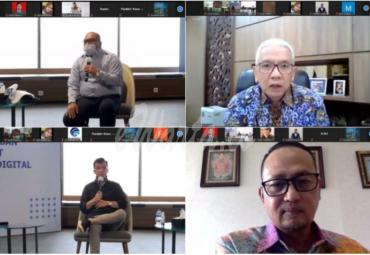 Webinar Mengawal Perlindungan Data Pribadi sebagai Wujud Pertanggungjawaban Badan Publik dan Badan Privat Kepada Masyarakat di Era Ekonomi Digital, Selasa (10/11/2020).