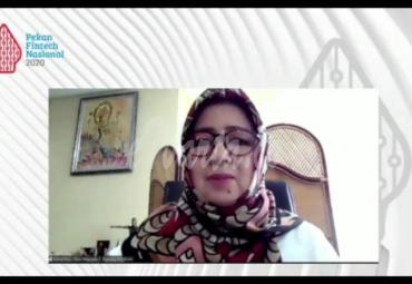Direktur Tata Kelola Ditjen Aplikasi Informatika Kementerian Komunikasi dan Informatika, Mariam F. Barata dalam FinTech Talk yang dihelat secara virtual dari Jakarta, Senin (16/11/2020).