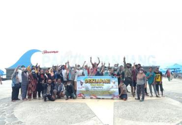Komunitas Pedagang Pantai Panjang Deklarasi Dukung Helmi-Muslihan