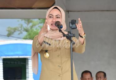 Bupati Luwu Utara (Lutra), Indah Putri Indriani. Foto.Doc (Sebelum Pandemi)