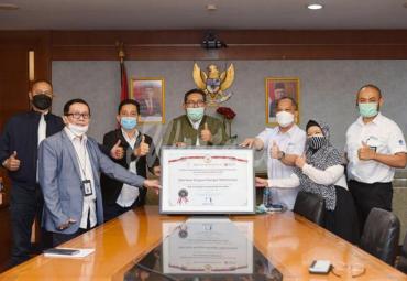 Kementerian Kominfo Terima Predikat Wilayah Bebas Korupsi Tahun 2020