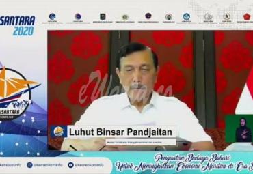 Menteri Koordinator Bidang Kemaritiman dan Investasi Luhut Pandjaitan 