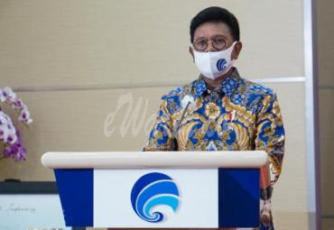 Menteri Komunikasi dan Informatika Johnny G. Plate