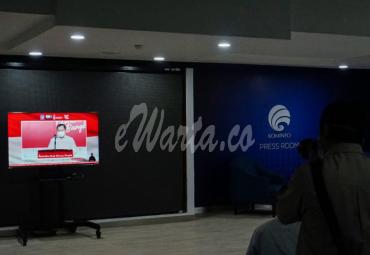 Menteri Kesehatan Terawan Agus Putranto di Komite Penanganan Covid-19 dan Pemulihan Ekonomi Nasional (KPCPEN), Kantor Kementerian Kominfo, Senin (07/12/2020). - (Indra Kusuma)