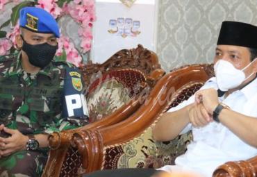 Wawali Dedy Terima Kunjungan Dandenpom II/I Bengkulu