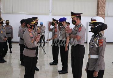 Ratusan Personil Polda Bengkulu Naik Pangkat