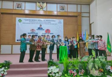 Seremonial launching Selnas PMB PTKN tahun 2021 (foto : Evangel N Kawatu)